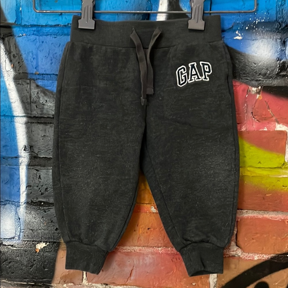 GAP-baby boy’s dark gray cotton blend stretch waistband jogger/sweatpants